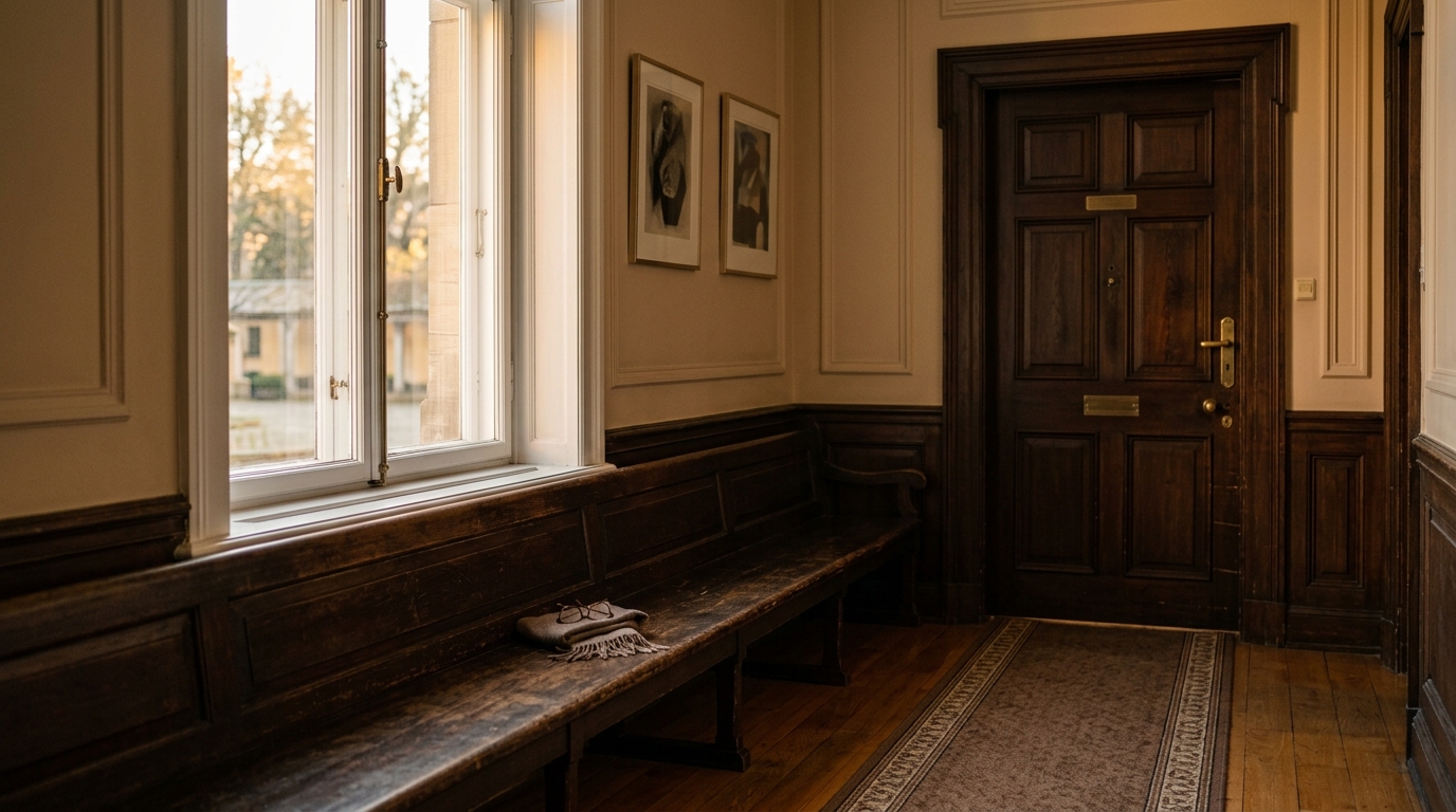 Salle d'attente d'un tribunal pour enfants