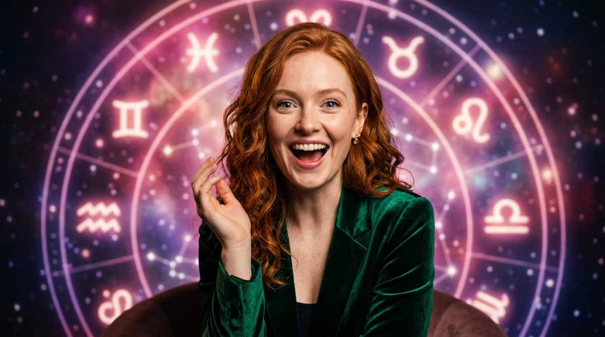 Femme émerveillée sous un ciel étoilé mystique symbolisant l'horoscope du 30 septembre 2026