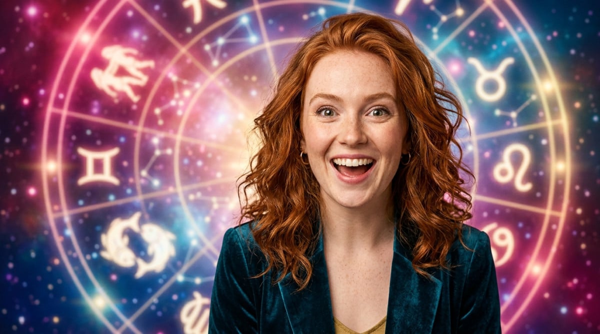 Femme sereine sous un ciel étoilé lors de l'horoscope de la semaine du 14 au 20 septembre 2026