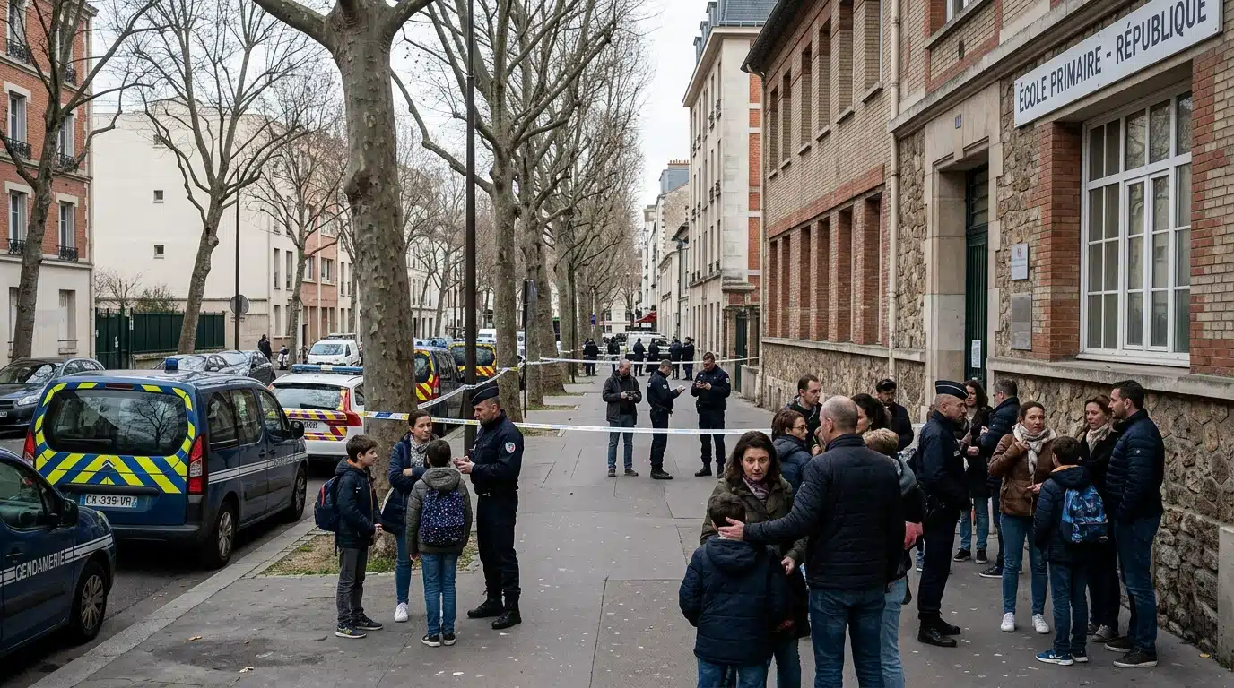 Fusillade devant une école dans l'Oise : la panique des parents à l'heure de la sortie des classes