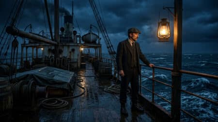 Homme disparu la nuit sur un ferry en 1913