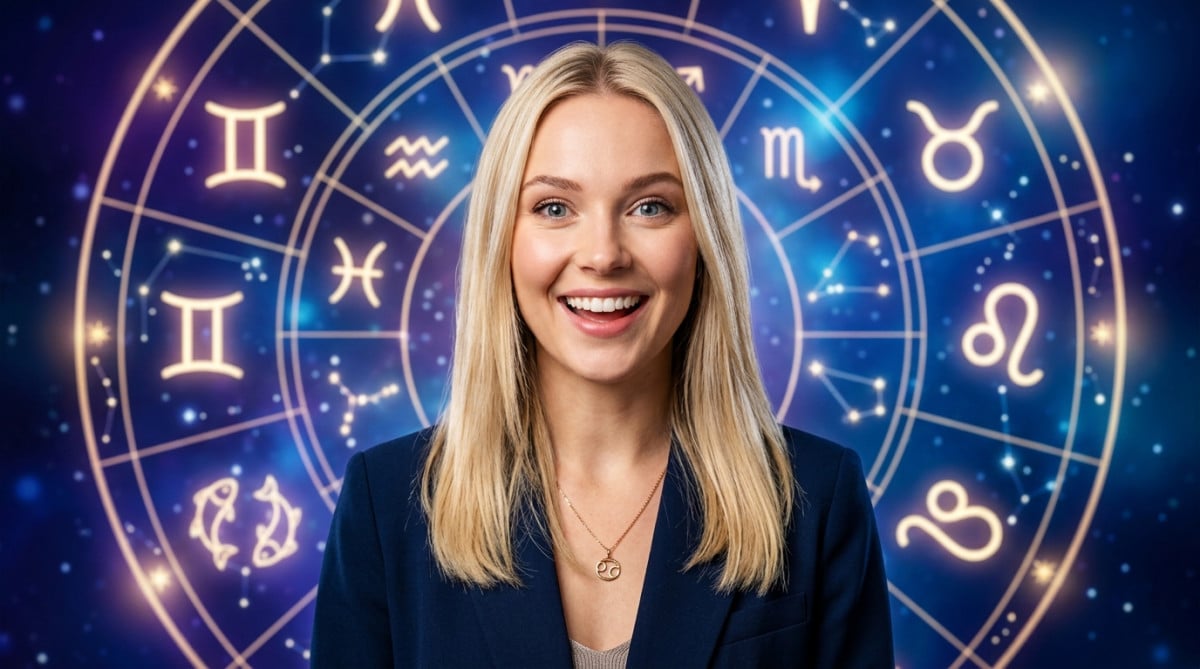 Homme émerveillé contemplant une galaxie céleste lumineuse symbolisant les prédictions astrologiques