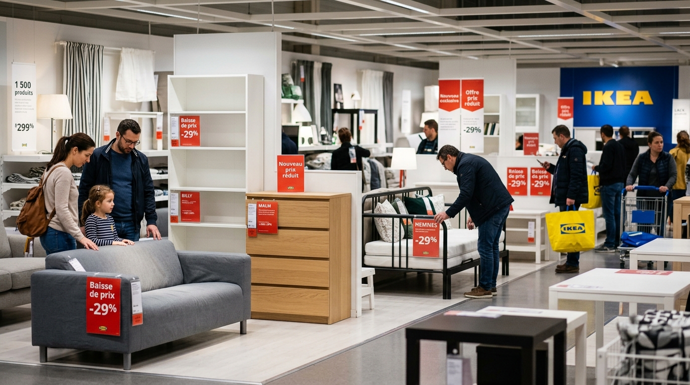 Ikea baisse ses prix jusqu'à 29% sur 1 500 produits : voici les meubles concernés