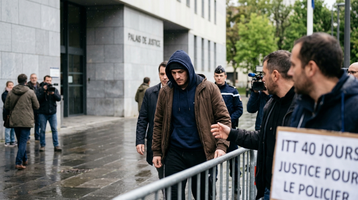 « Il pourrait perdre un œil » : l'agresseur du policier Pierre Picavet laissé libre malgré 40 jours d'ITT
