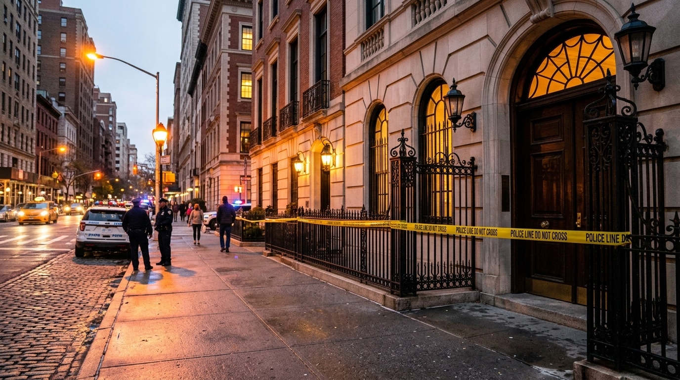 Scène de crime devant une clinique esthétique new-yorkaise