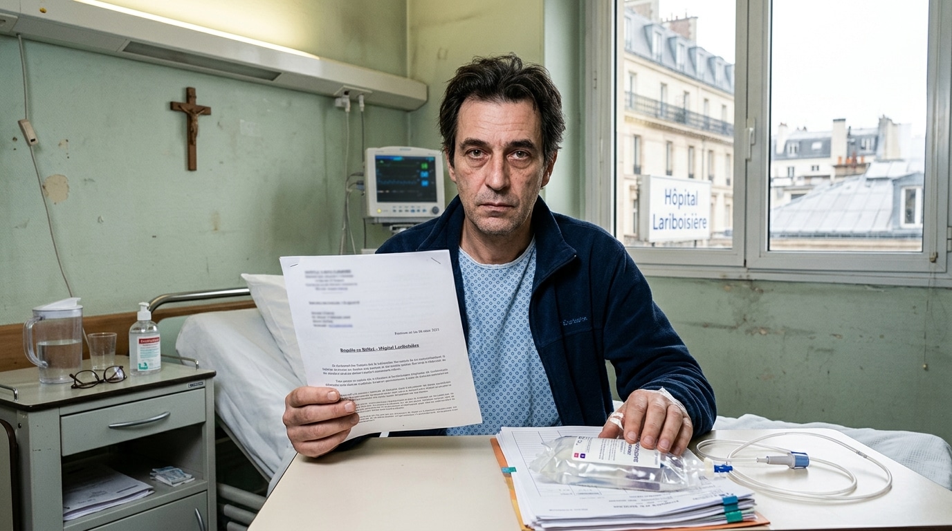 Interdit de refuser l'arrêt de son antibiotique à Lariboisière : son geste juridique inédit