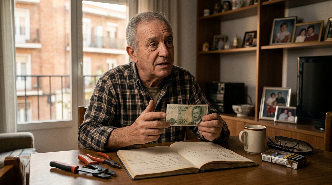 « Je gagnais 10 000 pesetas en 1980 » : cet électricien retraité révèle l'écart de salaire qui a disparu