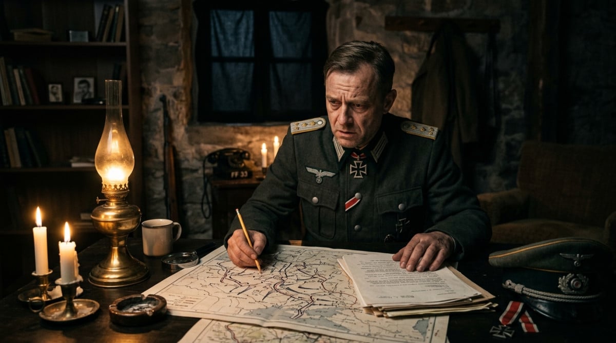 Officier allemand complotant un attentat en 1944