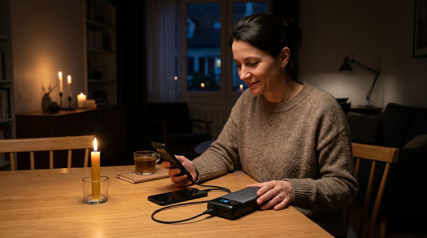 Panne d'électricité : la méthode la plus sûre pour recharger son téléphone sans prise