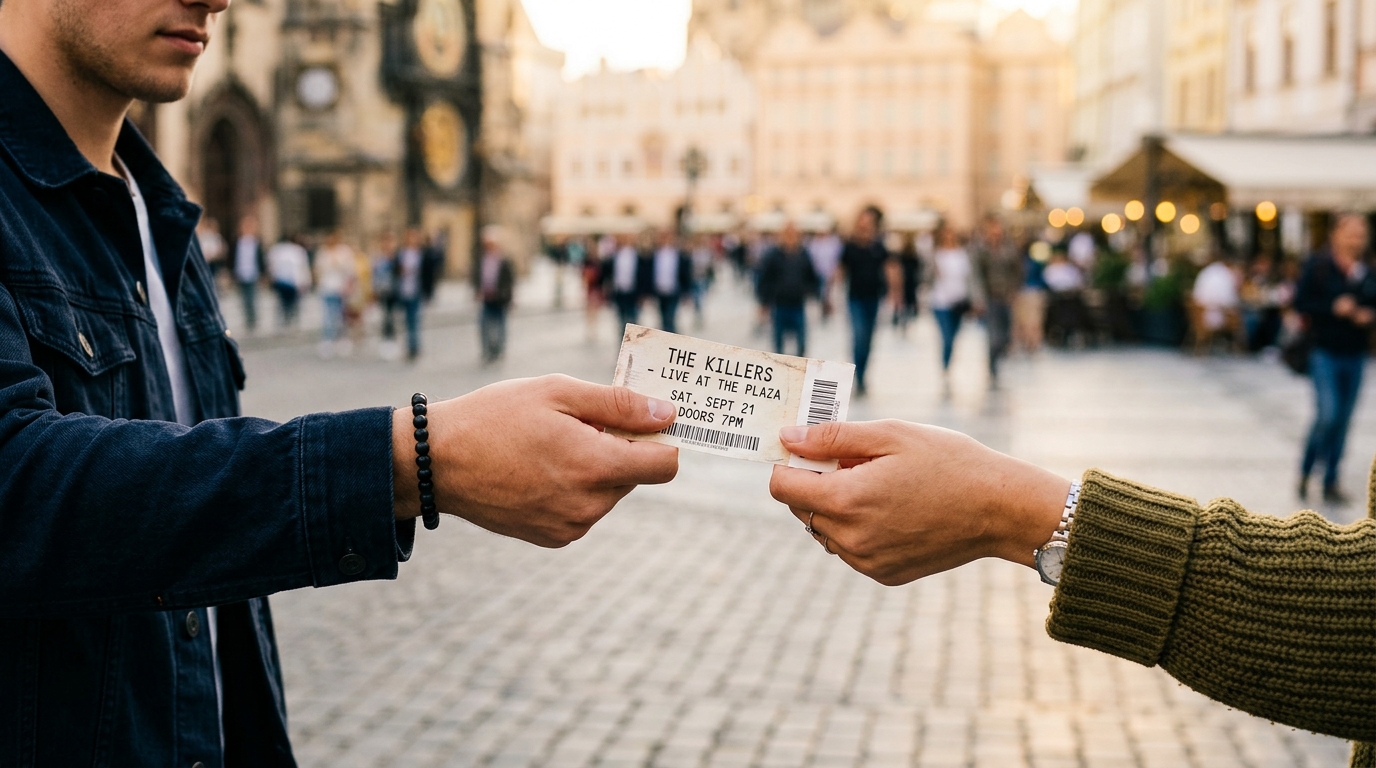 Échange de billet de concert entre deux particuliers