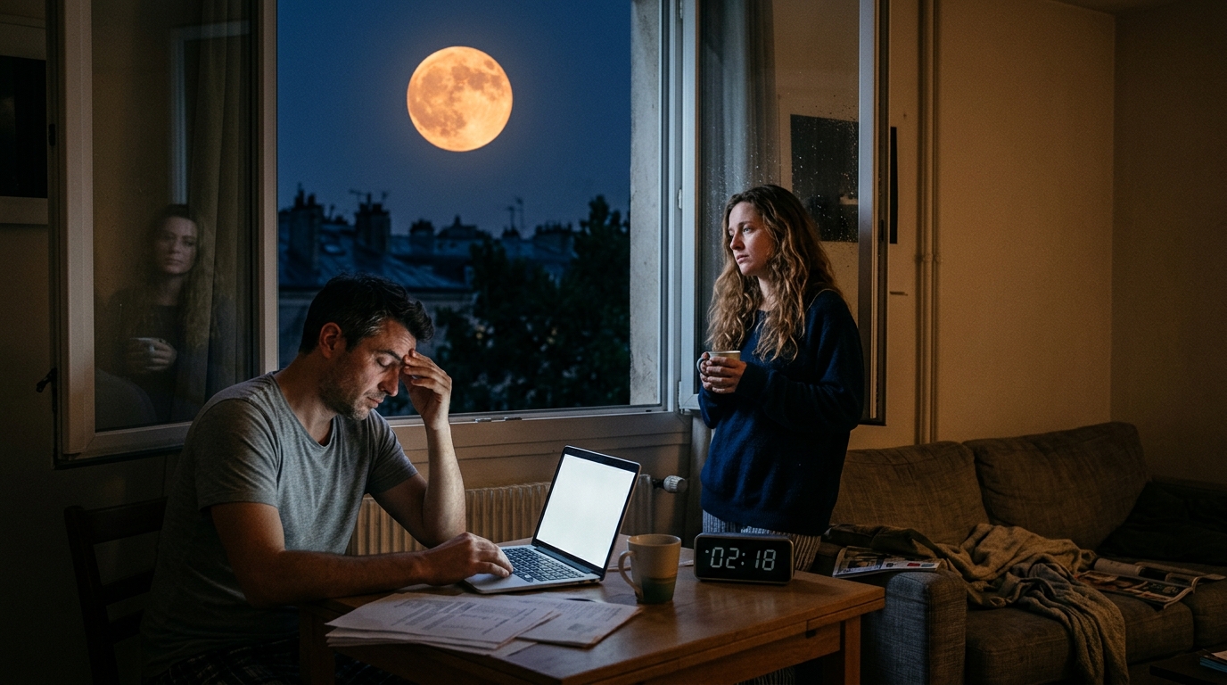 Pleine Lune du Chasseur du 26 octobre : le sommeil chute de 30%, les couples fragiles vacillent