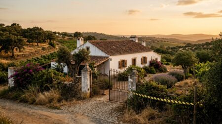 Villa portugaise où vivait le couple de retraités français