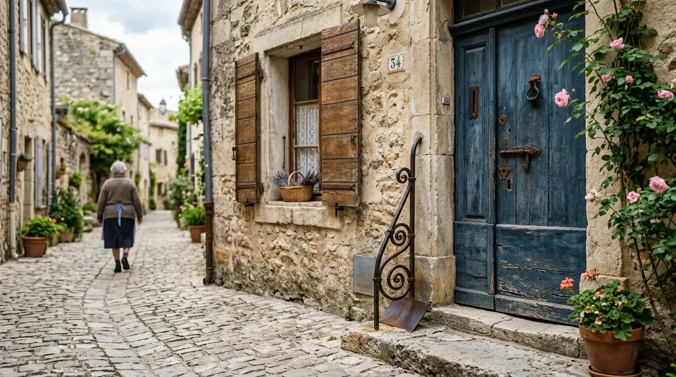 Pourquoi les vieilles maisons françaises ont toutes ce petit détail devant la porte d'entrée