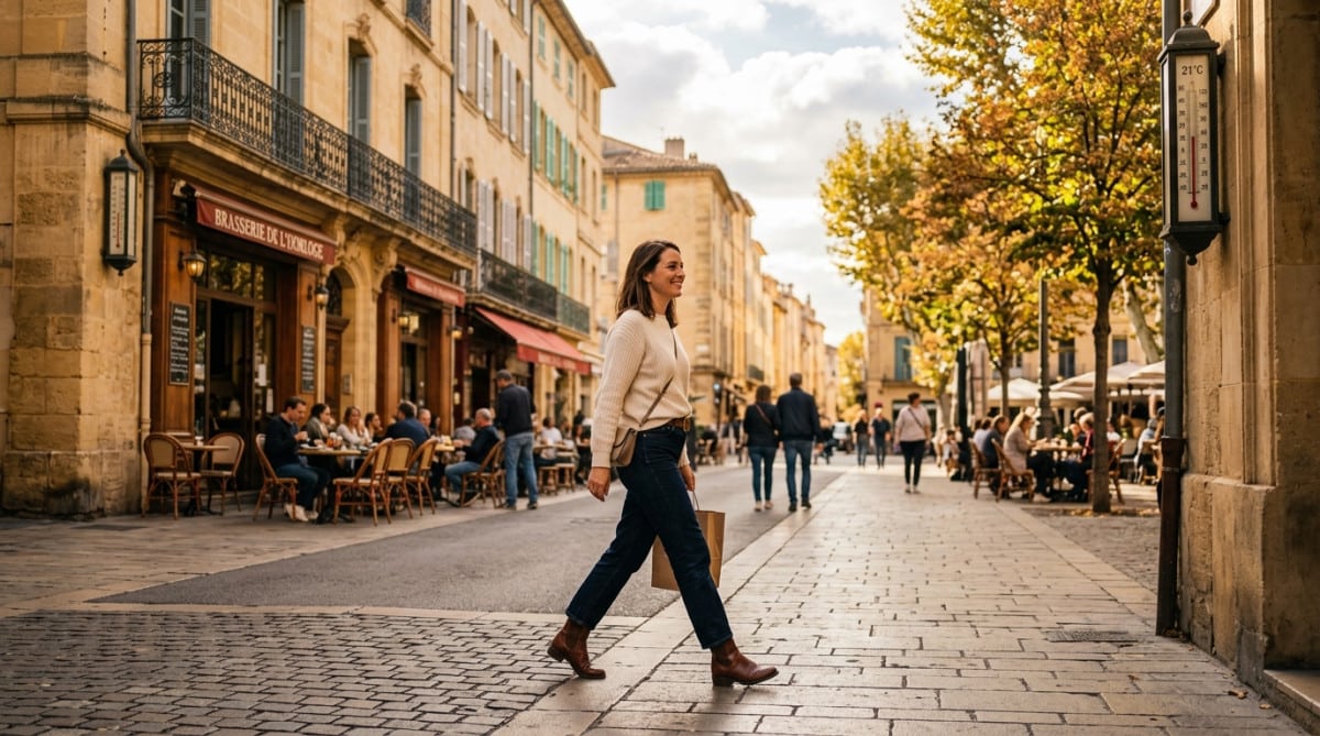 Promenade ensoleillée un dimanche de fin septembre
