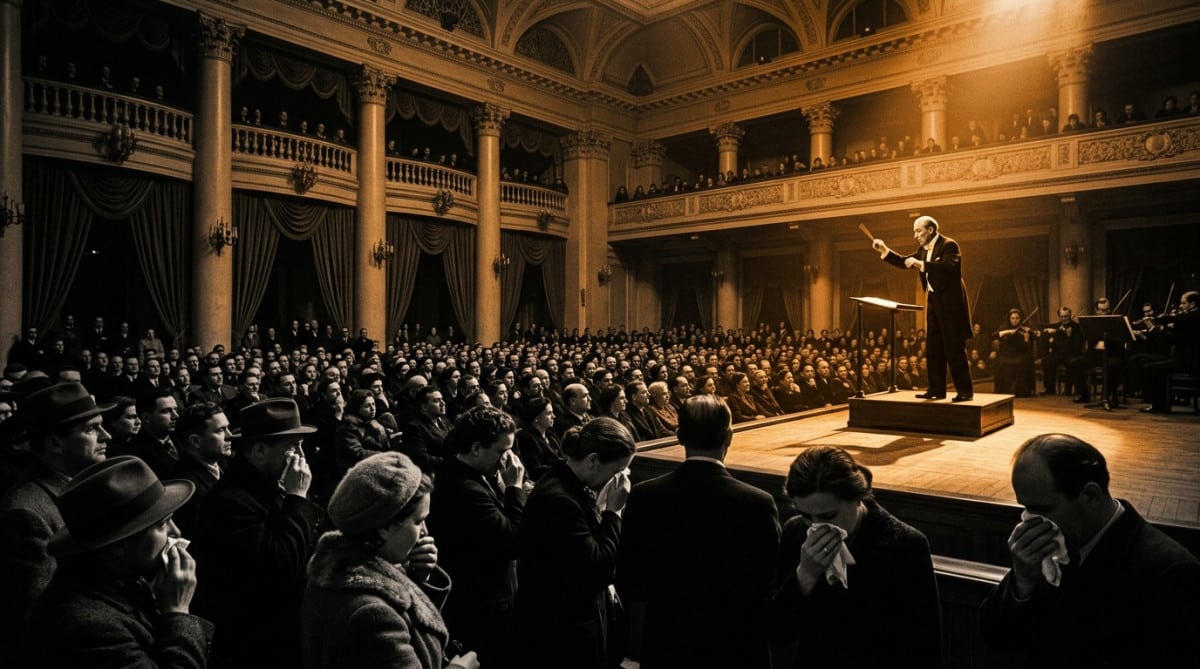 Public ému lors d'un concert historique à Leningrad