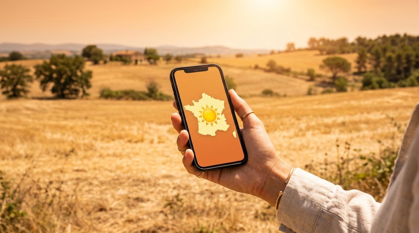 Champs dorés sous un ciel radieux en fin septembre