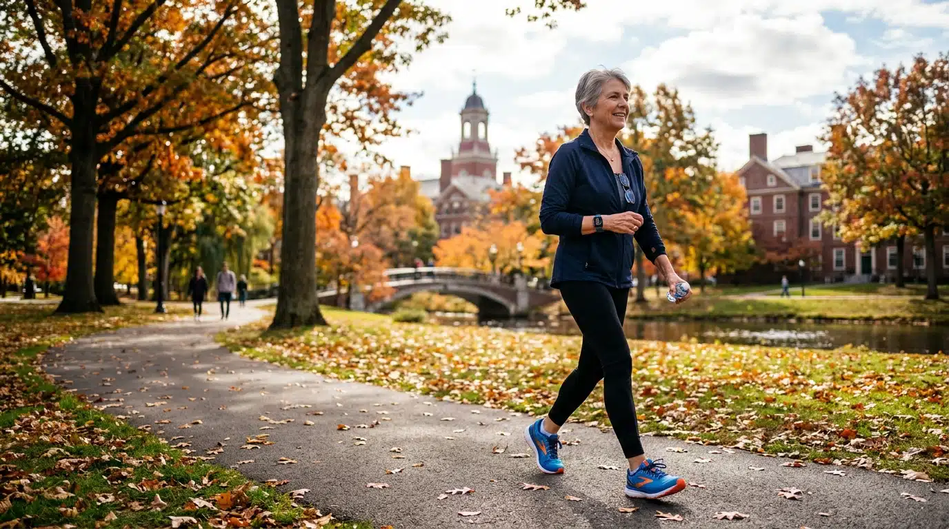 Selon Harvard, ce nombre de pas quotidien réduit déjà nettement les risques cardiovasculaires