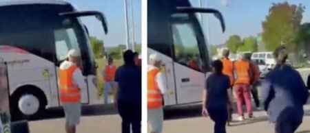 Un patron filmé fonçant sur ses grévistes en car à Bezannes, placé en garde à vue