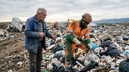 Un retraité jette 4 000 € à la poubelle par erreur : un éboueur passe des heures à fouiller la décharge pour les retrouver