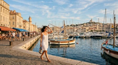 Vent et soleil sur le Vieux-Port de Marseille