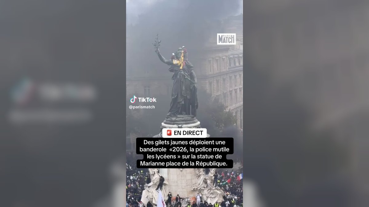 Image extraite de la vidéo publiée sur X par FRENCHRAPUS 🇺🇸