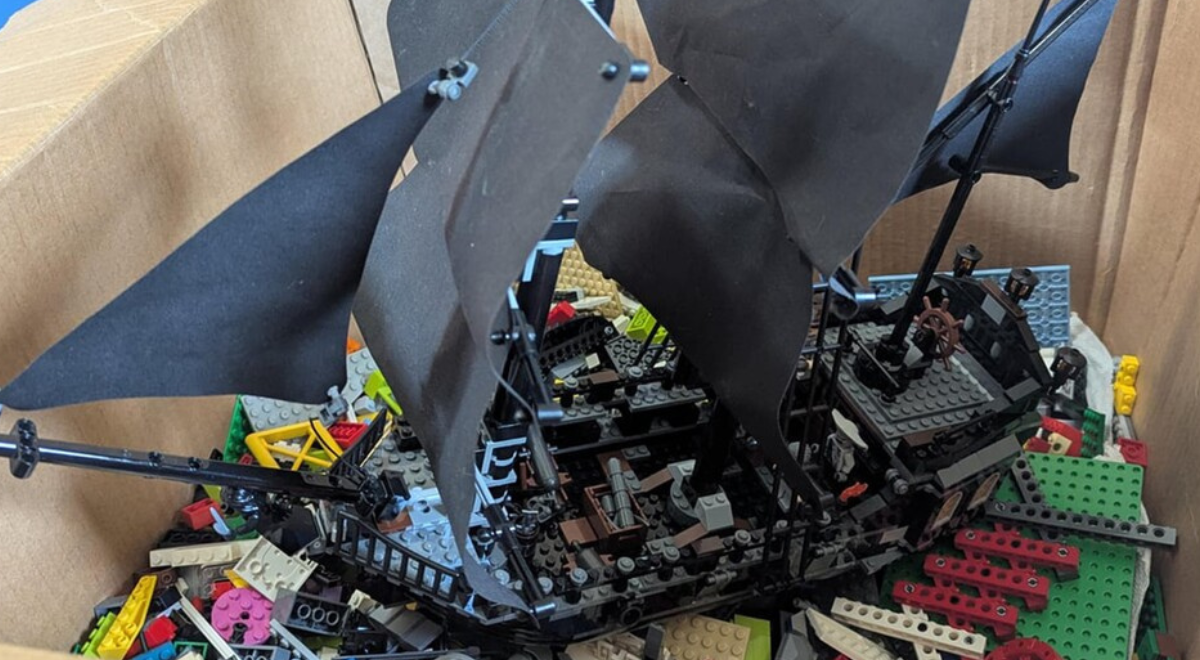34 kg de LEGO payés 170 €, et dans le lot, des voiles noires qui valent plus de 700 € : le jackpot d'un collectionneur
