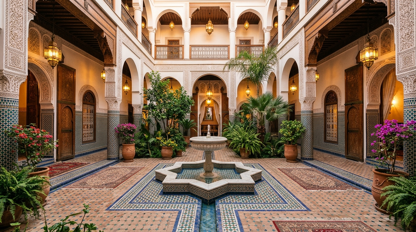 Riad marocain à Marrakech, là où l'histoire d'amour a commencé en 2011