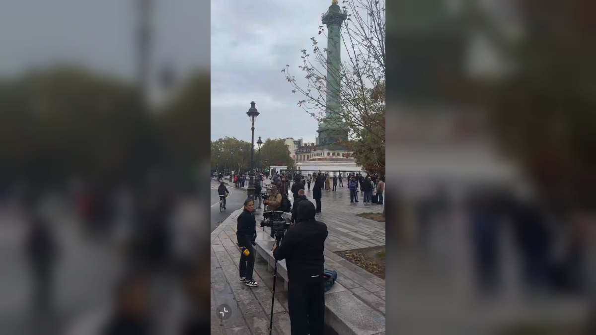 Image extraite de la vidéo publiée sur X par French Report