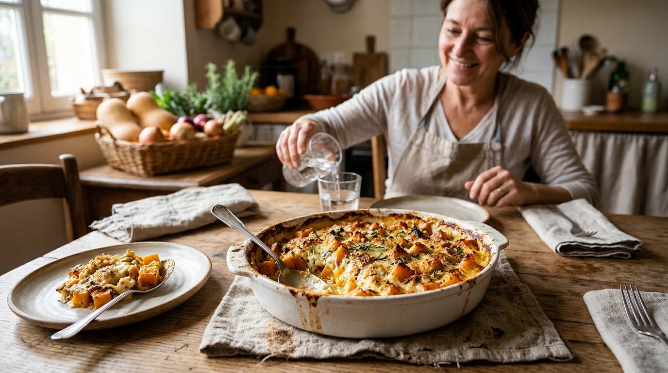 Butternut rôtie en gratin : ce plat de saison coûte moins de 2 € par personne
