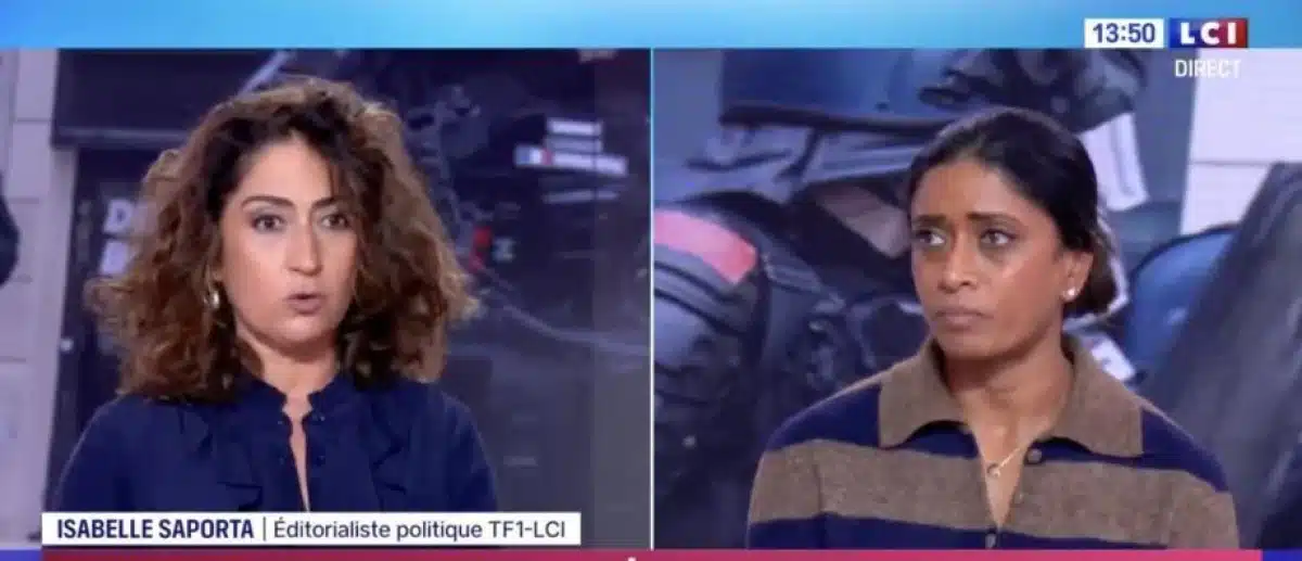 « Ça m'intéresse pas » : LCI met à pied Isabelle Saporta après son clash avec Prisca Thevenot