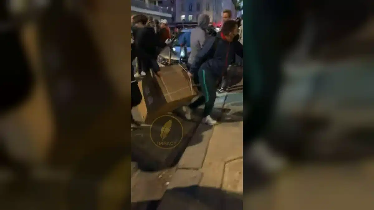 Image extraite de la vidéo publiée sur X par Impact