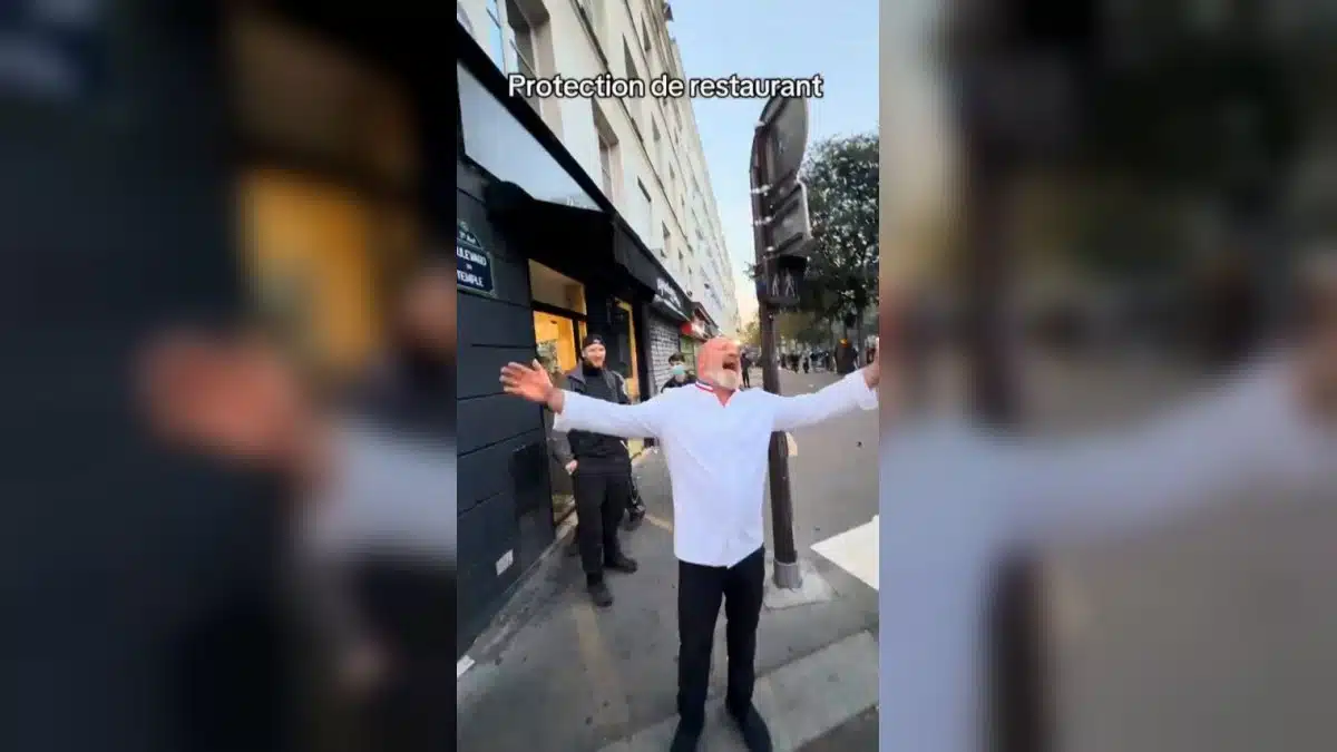 Image extraite de la vidéo publiée sur X par Grégory Pasqueille