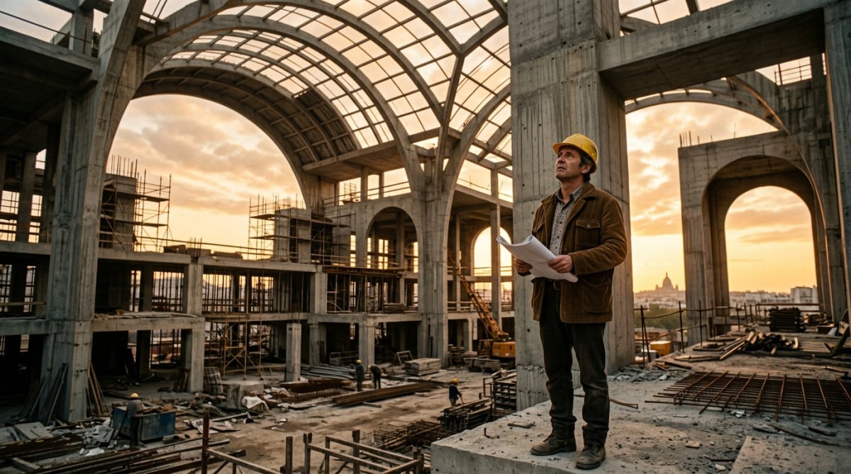Chantier abandonné de la salle des ventes de La Villette