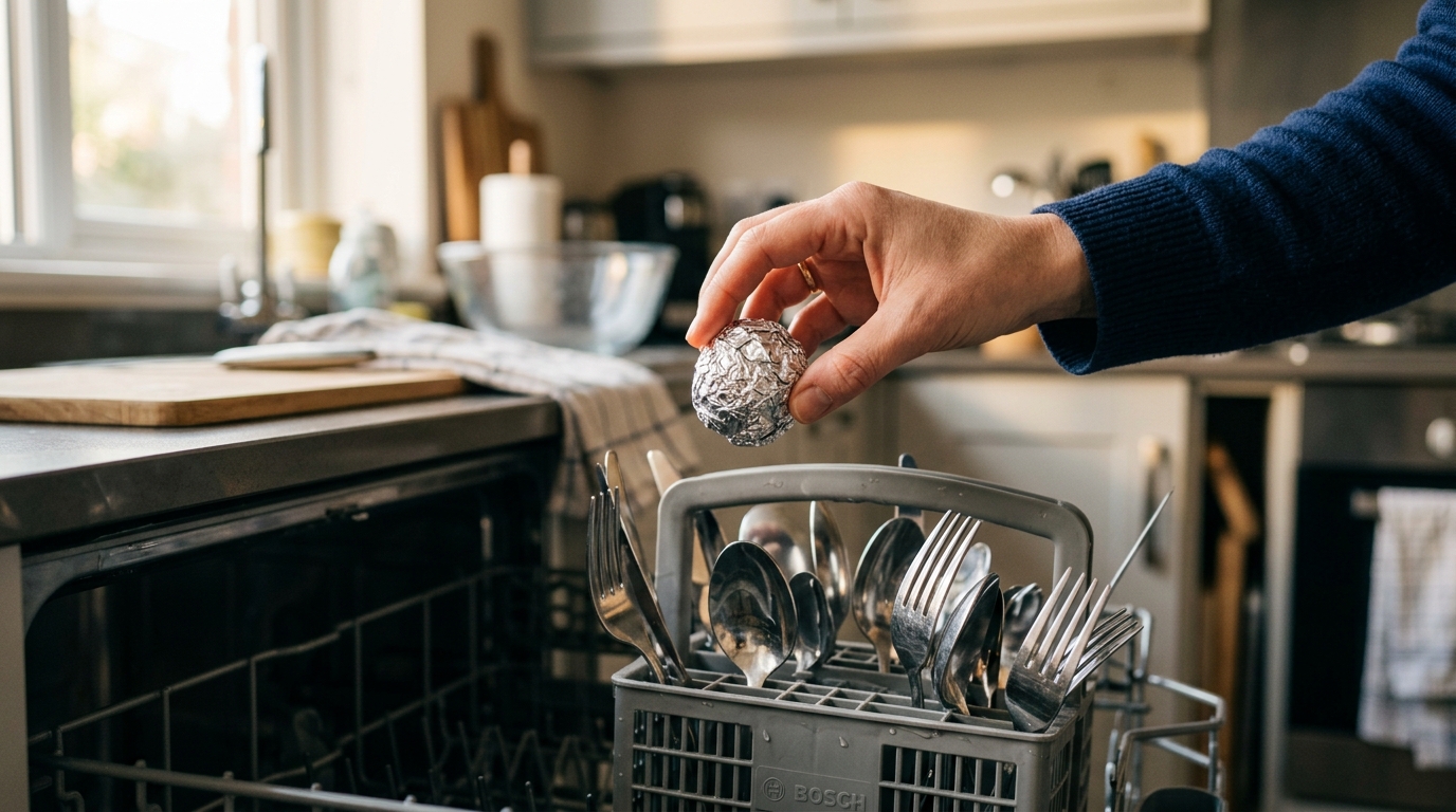 Main tenant une boule d'aluminium au-dessus du panier
