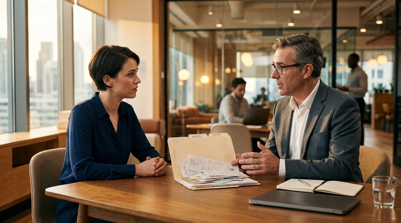Entretien entre un salarié et les ressources humaines