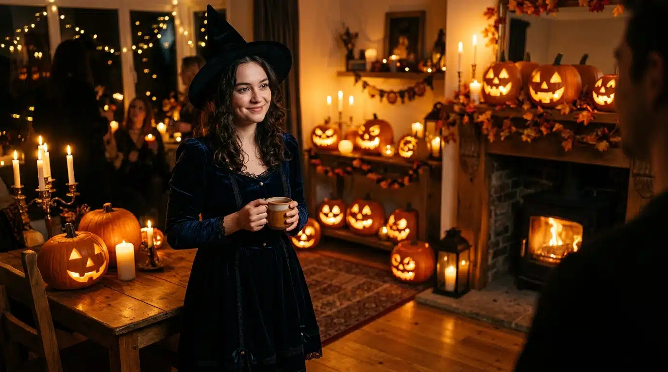 Rencontre troublante à la lueur des bougies pour Halloween