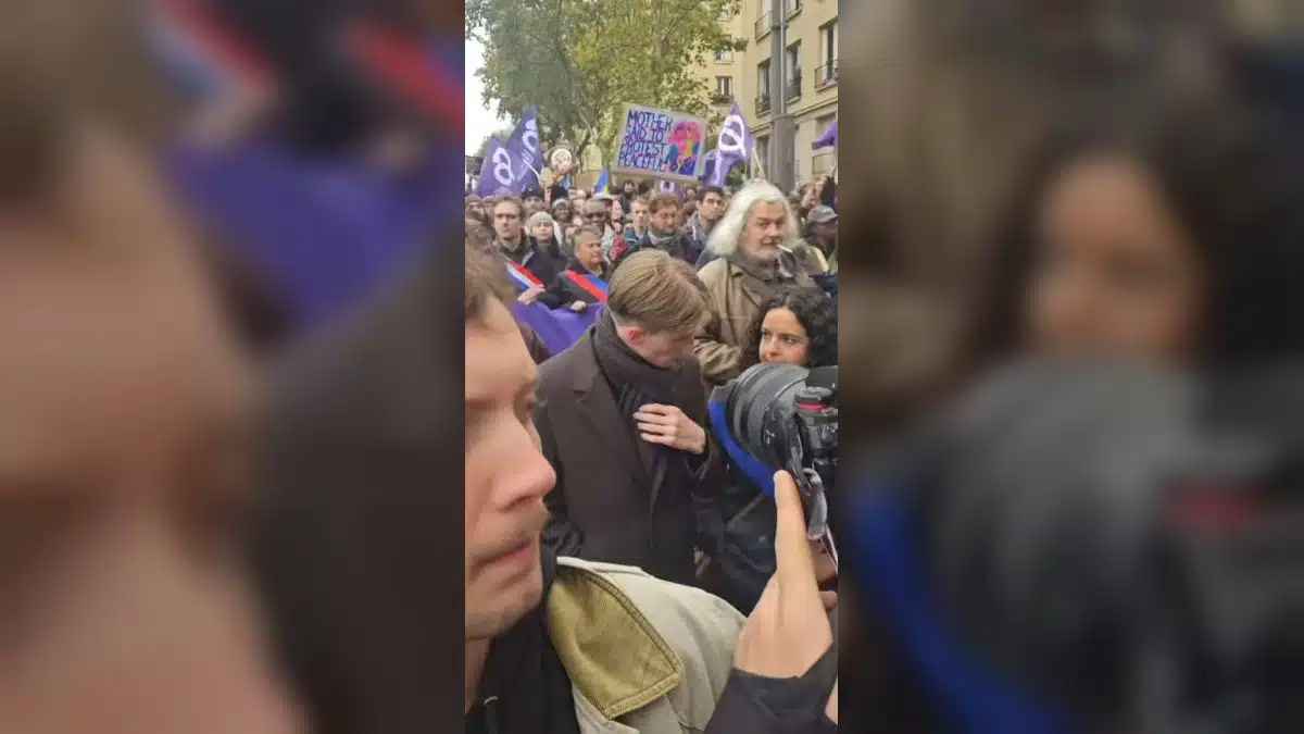 Image extraite de la vidéo publiée sur X par Le Monarque