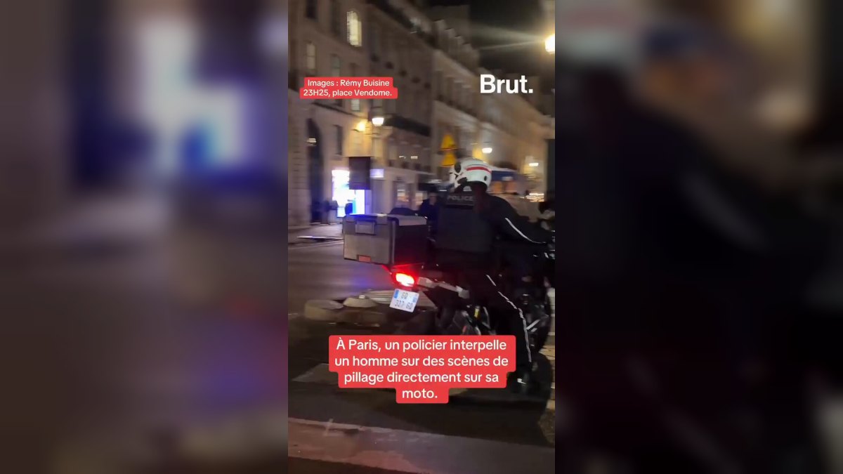 Image extraite de la vidéo publiée sur X par AlertesInfos