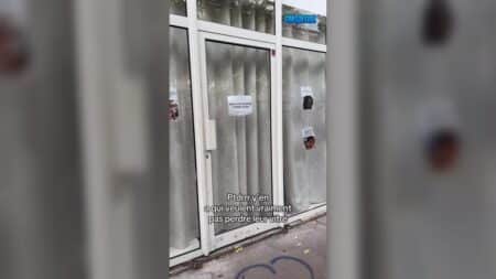 Image extraite de la vidéo publiée sur X par SIRÈNES