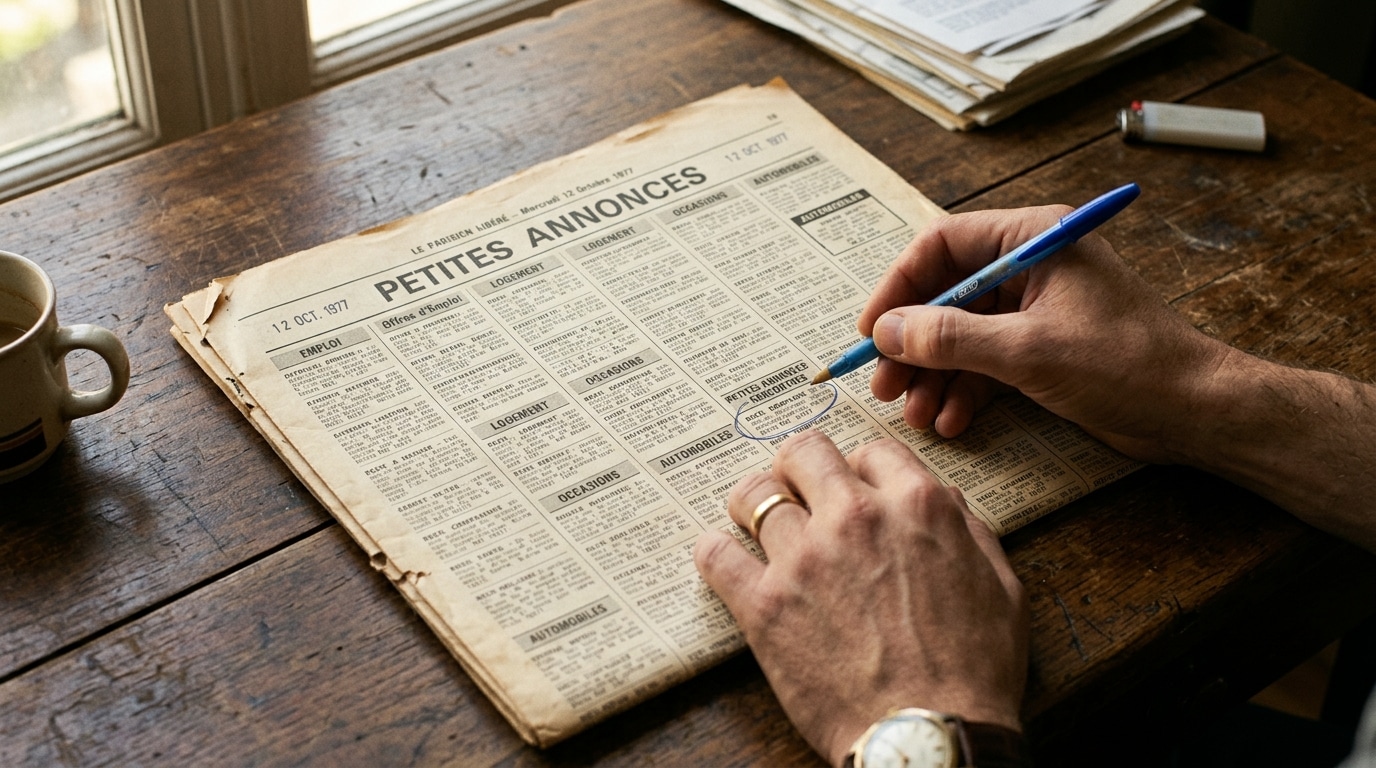 Une petite annonce dans France-Soir en 1978, point de départ d'un destin cinématographique