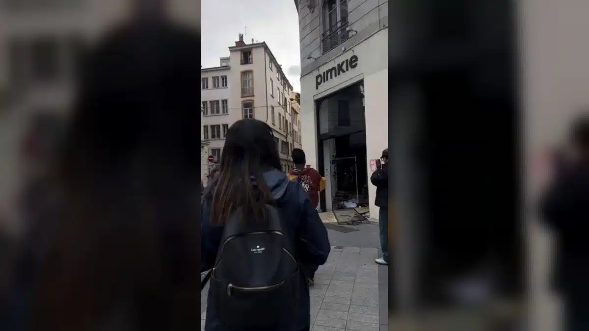 Image extraite de la vidéo publiée sur X par Cpasdeslol