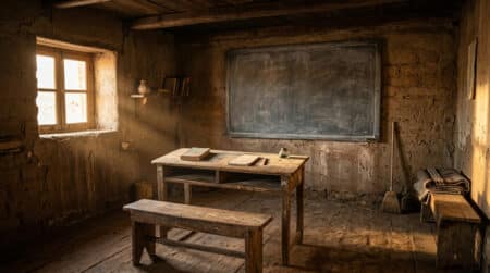 Salle de classe d'une école de village bolivienne