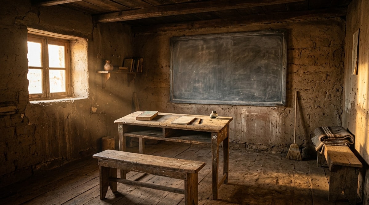 Salle de classe d'une école de village bolivienne