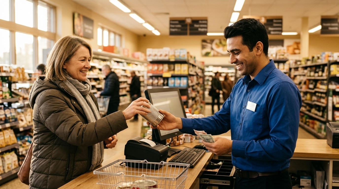 Remboursement d'une conserve rappelée au service client
