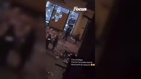 Image extraite de la vidéo publiée sur X par Focus
