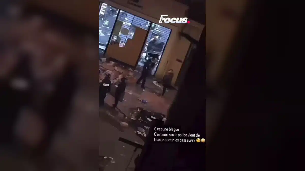 Image extraite de la vidéo publiée sur X par Focus