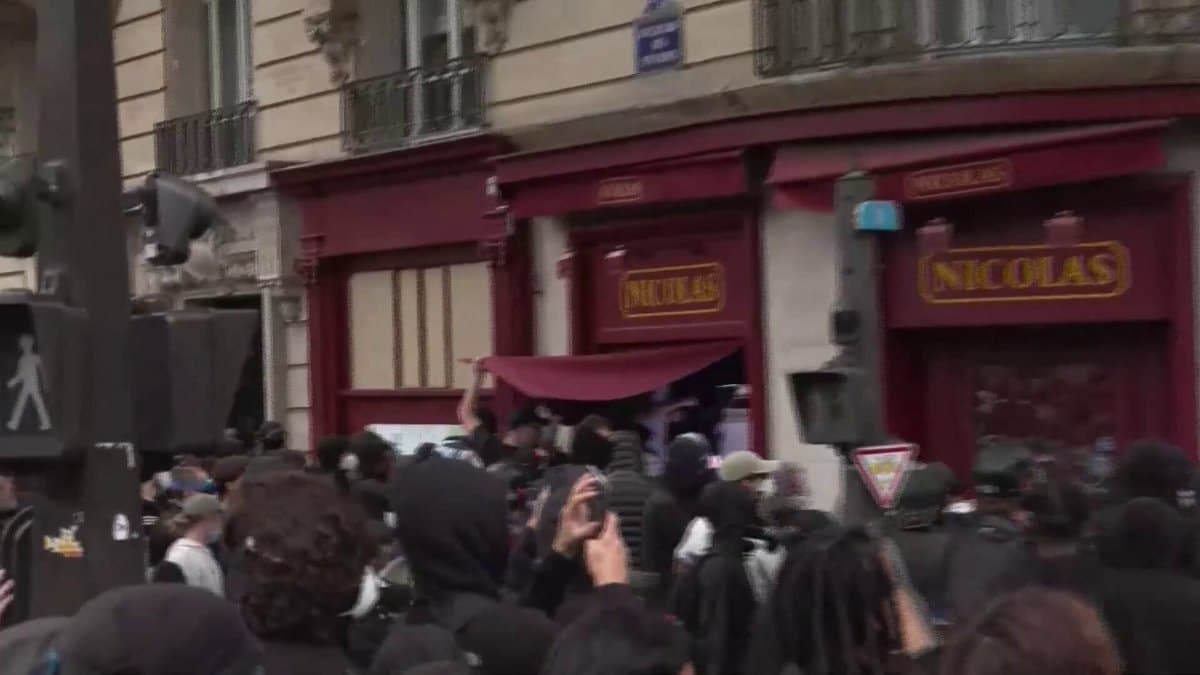 Image extraite de la vidéo publiée sur X par Le Figaro